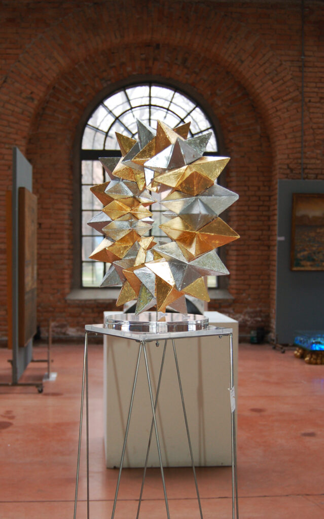 silver-gold, terracotta, gilded, ceramic, Mark, Aspinall, Venice